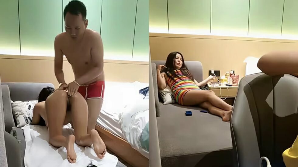 约操包臀裙少妇,老哥花样多让少妇躺沙发推油,按完再开操你可太厉害了的... — 2024
