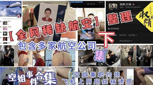 全网稀缺航空整理包含多家航空公司下集 — 2025